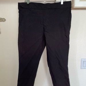 Anne Klein , black stretchy slacks, size 14